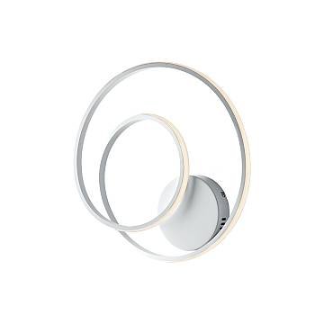 Plafoniera Moderna Malena Con Led Integrato Metallo E Alluminio Bianco