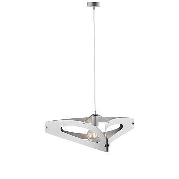 Sospensione Moderna 1 Luce Onyx Ferro Taglio Laser Argento