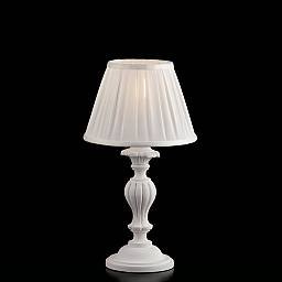 Lumetto Shabby Chic Leonardo Legno Bianco 1 Luce E14