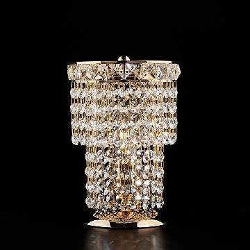 Lumetto Classico Wagner Metallo Oro E Cristallo 1 Luce E14