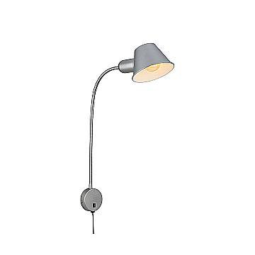 Applique Nordico Brello Metallo Cromo Opaco 1 Luce E27