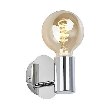 Applique Moderna Kosol Metallo Cromo 1 Luce E27