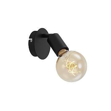 Spot Vintage Pearl Metallo Nero 1 Luce E27