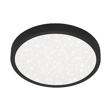 Plafoniera Moderna Runa Metallo Nero Led Integrato 18,5W 4000K