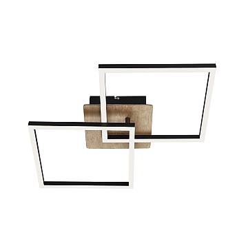 Applique Moderna Frame Metallo Nero Led Integrato 22W 3000K