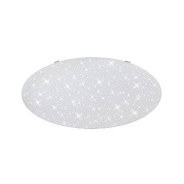 Plafoniera Moderna Verb Plastica Bianco Led Integrato 80W 3000K