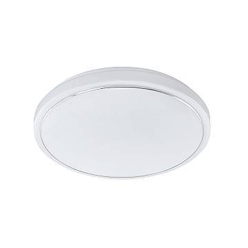 Plafoniera Moderna Star Plastica Bianco Led Integrato 18W 3000K