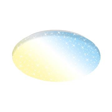 Plafoniera Moderna Verb Plastica Bianco Led Integrato 18W 3000K