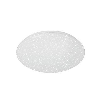 Plafoniera Moderna Verb Plastica Bianco Led Integrato 15W 3000K