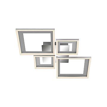 Applique Moderna Frame Metallo Cromo Led Integrato 38W 3000K