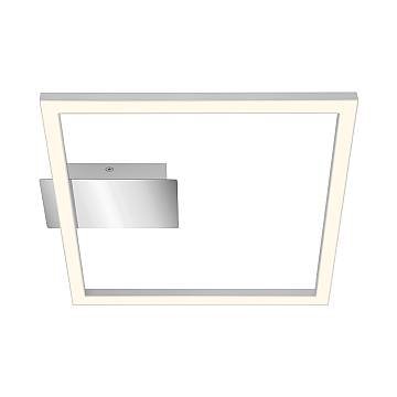 Applique Moderna Frame Plastica Cromo Opaco Led Integrato 14W 3000K