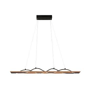 Lampadario Vintage Vinka Metallo Nero Led Integrato 30W 3000K