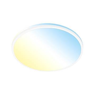 Plafoniera Moderna Pulup Plastica Bianco Led 40W 3000K Ip20