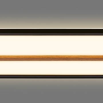 Plafoniera Moderna Remsa Plastica Nero Led Integrato 22W 3000K