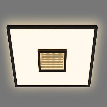 Plafoniera Moderna Toro Plastica Nero Led Integrato 22W 3000K Ip20