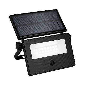 Applique Solare Nordico Suna Plastica Nero Led Integrato 5W 4000K