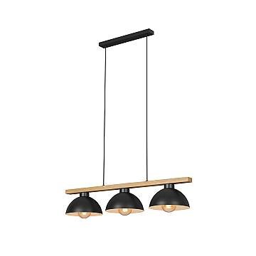 Lampadario Vintage Pola Metallo Oro 3 Luci E27