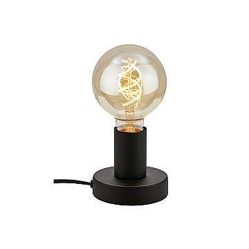 Lampada Da Tavolo Vintage Teepu Metallo Nero 1 Luce E27