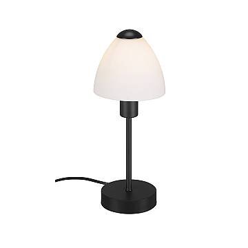 Lampada Da Tavolo Contemporanea Manino Metallo Nero 1 Luce E14
