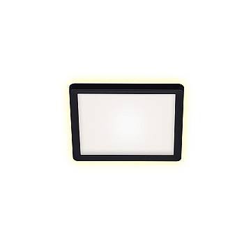 Plafoniera Moderna Slim Plastica Nero Led 12W 4000K