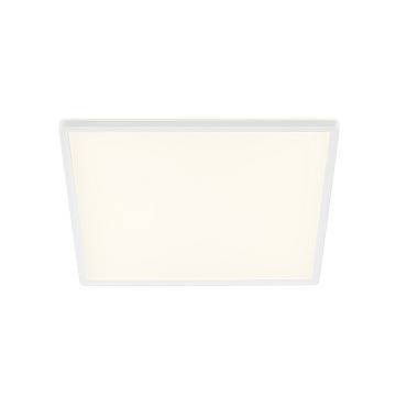 Plafoniera Moderna Slim Plastica 42Cm Bianco Led 22W 4000K