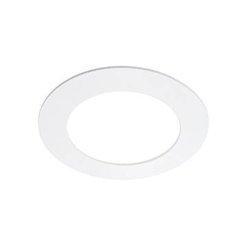 Set 3 Faretti Incasso Moderno Flat On Plastica Bianco Led Integrato 7W 4000K