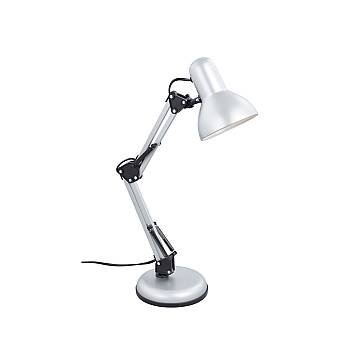 Lampada Da Tavolo Nordico Pixa Metallo Argento 1 Luce E14