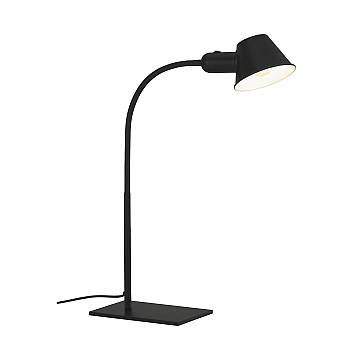Lampada Da Tavolo Nordico Brello Metallo Nero 1 Luce E27