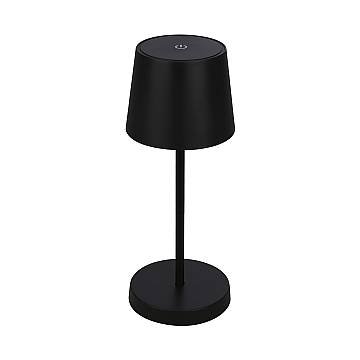 Lampada Da Tavolo Contemporanea Piha Plastica Nero Led Integrato 2,6W 3000K Ip44