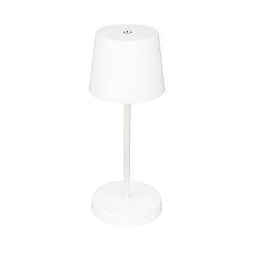 Lampada Da Tavolo Contemporanea Piha Plastica Bianco Led Integrato 2,6W 3000K