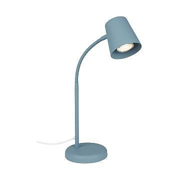 Lampada Da Tavolo Contemporanea Skriva Metallo Blu 1 Luce Gu10