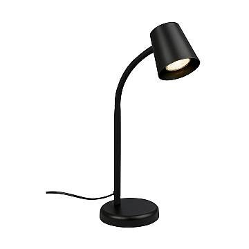 Lampada Da Tavolo Contemporanea Skriva Metallo Nero 1 Luce Gu10