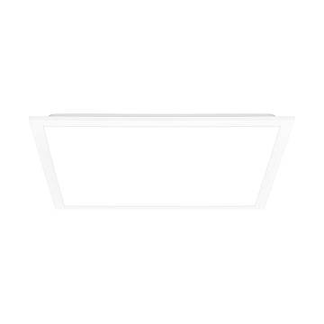 Plafoniera Moderna Simple Metallo Bianco Led Integrato 24W 4000K Ip44