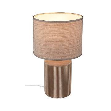 Lampada Da Tavolo Contemporanea Ino Ceramica Marrone 1 Luce E27