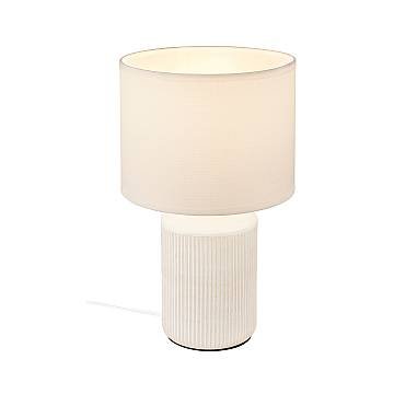 Lampada Da Tavolo Contemporanea Ino Ceramica Bianco 1 Luce E27