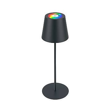 Lampada Da Tavolo Moderna Coloris Metallo Antracite Led Integrato 3W 2700K