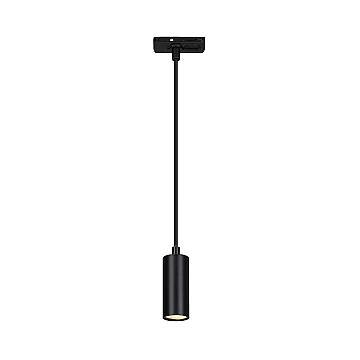 Pendente Per Binari Rail Metallo Nero Opaco Led Integrato 4,5W 3000K