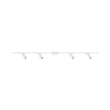 Alimentatore Luxtrail Metallo Bianco Led Integrato 5W 3000K