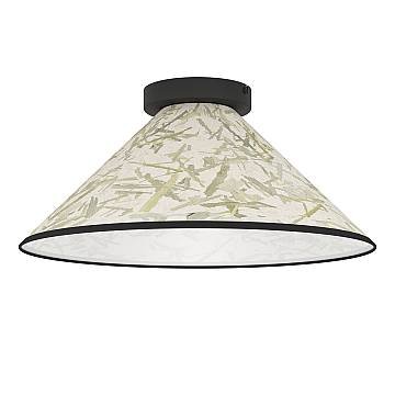 Plafoniera Vintage Oxpark Acciaio Nero 1 Luce E27