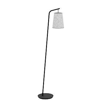 Piantana Vintage Alsager Acciaio Nero 1 Luce E27