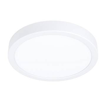 Plafoniera Esterno Contemp Argolis 2 Acciaio Bianco Policarbonato Led D28,5Cm