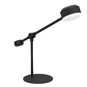 Lampada Da Tavolo Contemporanea Clavellina Acciaio Nero Luce Led Integrato 6,8W