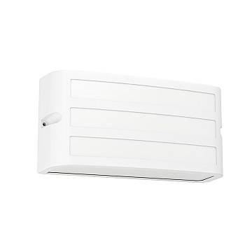 Applique Esterno Contemporanea Camarda Alluminio E Policarbonato Bianco Led