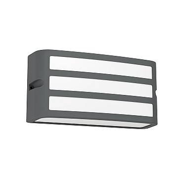 Applique Esterno Contemporanea Camarda Alluminio Grigio 1 Luce E27