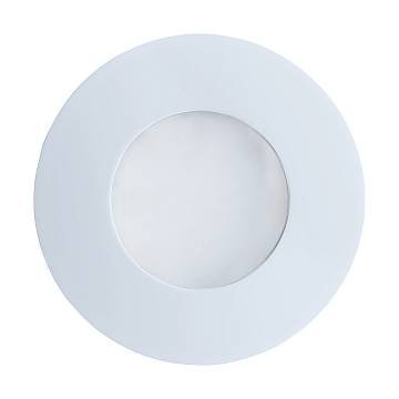 Lampada Ad Incasso Esterno Moderno Margo Alluminio Bianco Vetro Led