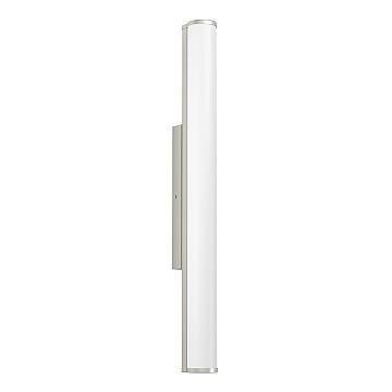 Applique Moderna Calnova Acciaio Nichel Satinato Luce Led Integrato 13W