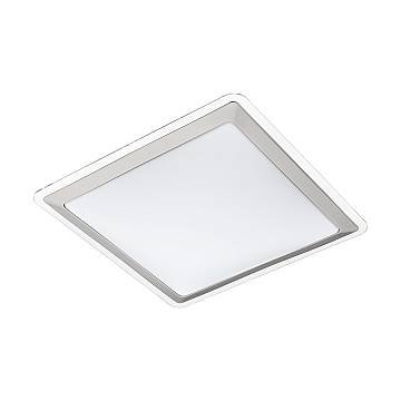 Plafoniera Classico Competa 1 Acciaio Bianco Luce Led Integrato 21W