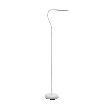 Piantana Moderna Laroa Policarbonato Bianco Luce Led Integrato 4,2W