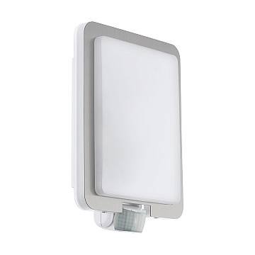 Applique Esterno Classica Mussotto Acciaio E Policarbonato Bianco Led