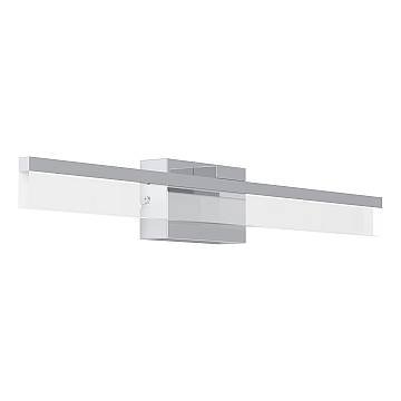 Applique Moderna Palmital Alluminio Cromo 1 Luce Led Integrato 11W